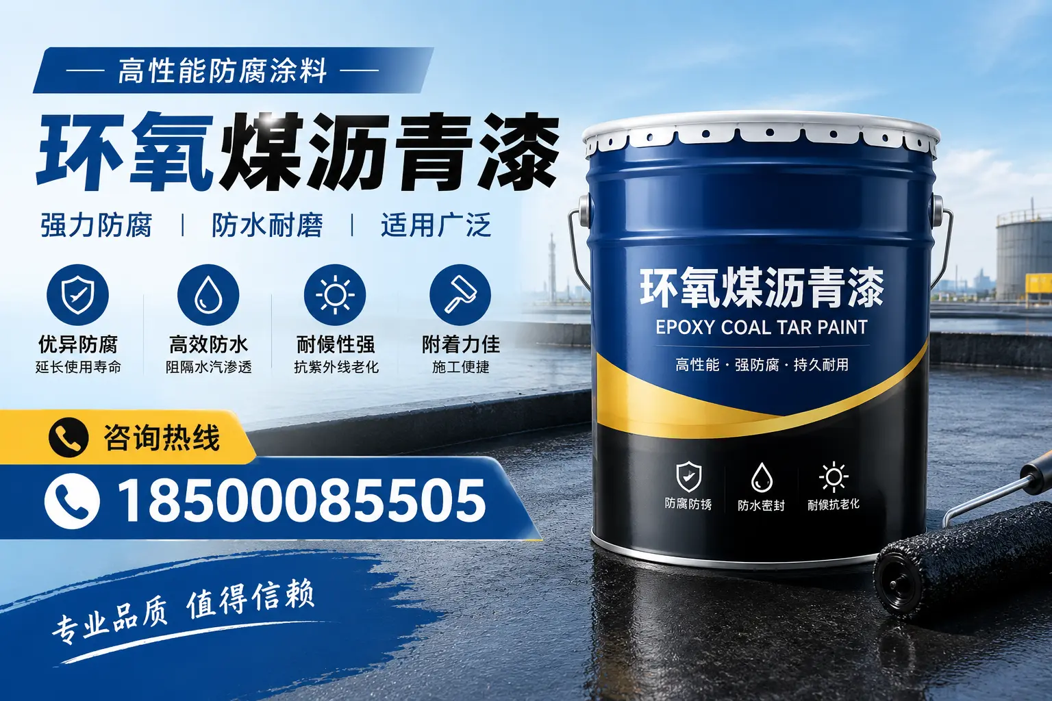环氧煤沥青漆的主要成分与功能，常德用户深度了解